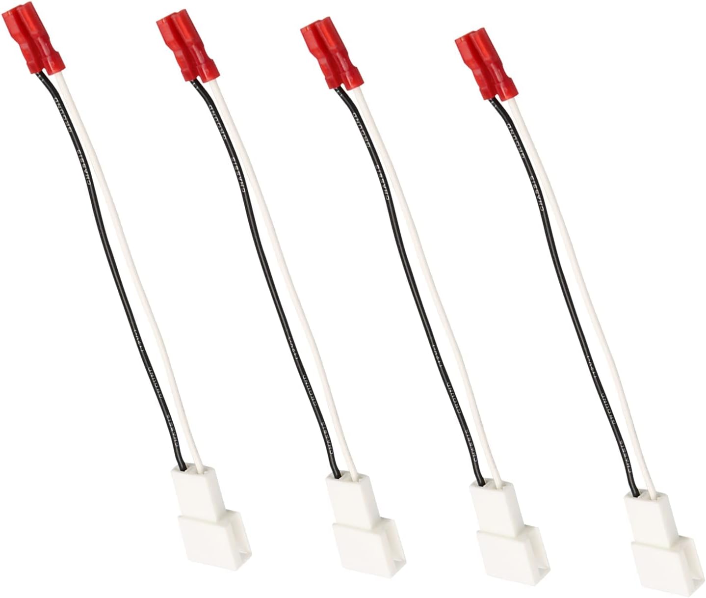 72-8104 Speaker Adapter Wire Harness Replacement for Toyota Camry Corolla Tacoma Tundra Scion Pontiac Car Front and Rear Door Speaker Wire Harness Adapter Plug 4Pcs