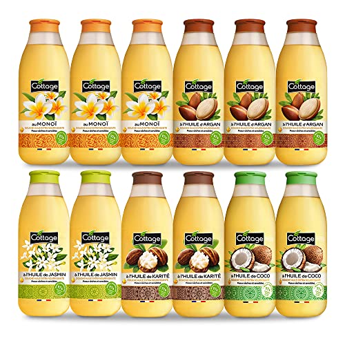 COTTAGE Colis panachÈ de Gels douches - 12 x 560 ml Cover