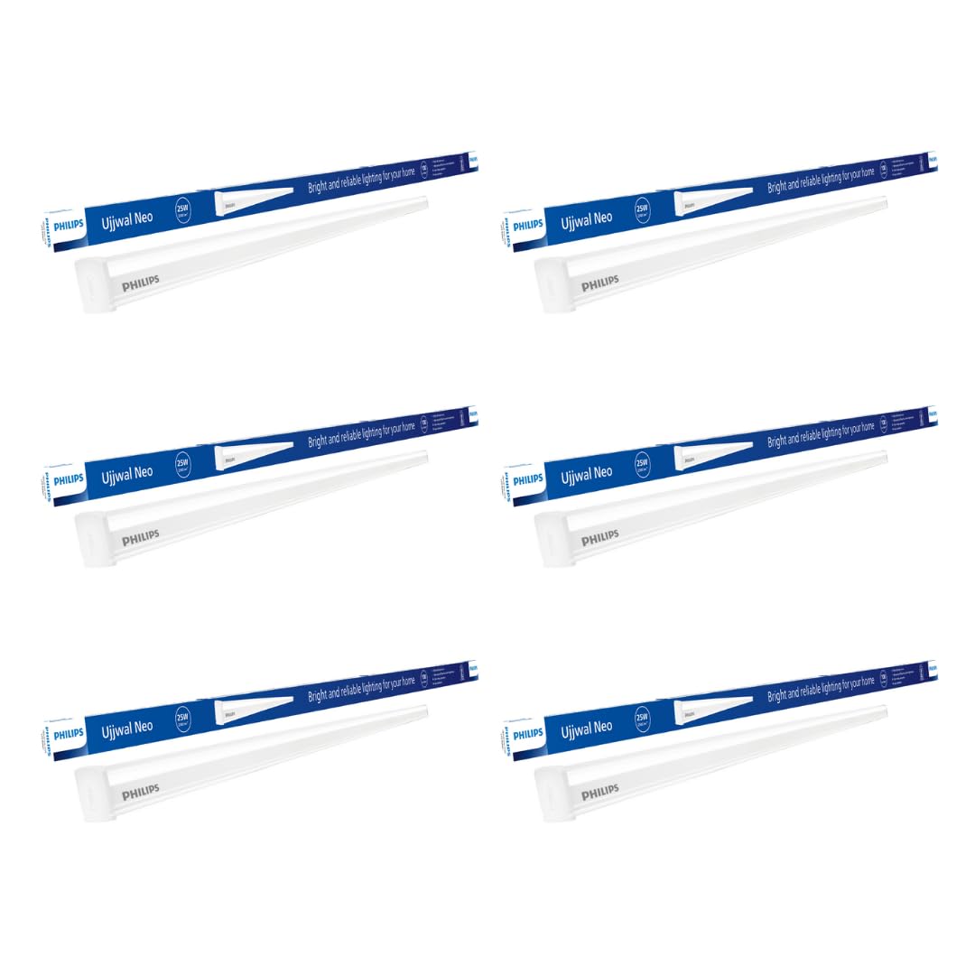 Philips LED Tubelight - Cool Daylight, Pack of 10 -10 Philips LED Tubelight - Cool Daylight, Pack of 10 -10