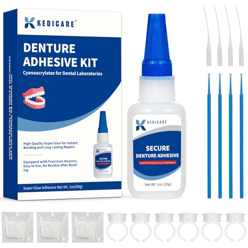 Kedicare Dental Lab Denture Repair Glue Kit