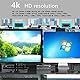 DP + HDMI KVM Switch 2 Computer 2 Monitore, KCEVE Zwei Monitore Displayport USB 3.0 KVM Umschalter für zwei Monitore, Unterstützt 4K@60Hz für 2 Computer, die Tastatur, Maus und Monitor teilen