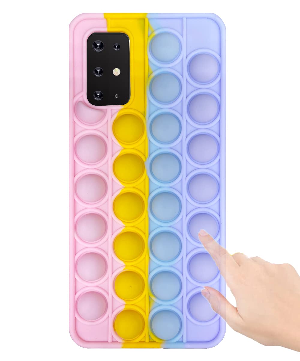 Aupartuds Pop It Phone Case For Galaxy S20 Stress Reliever
