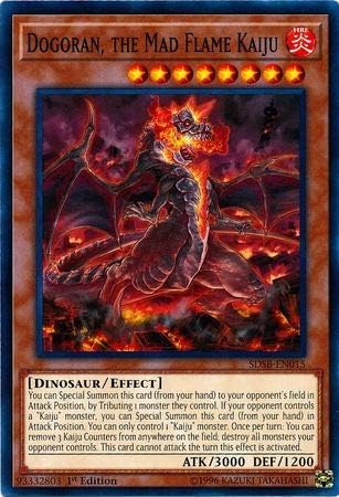 Yu-Gi-Oh! - Dogoran, The Mad Flame Kaiju - SDSB-EN015 - Común - 1ª Edición - Baraja de estructura: Soulburner