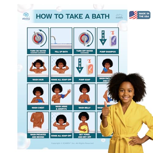 KIARES Morning Routine Chart for Kids, How to Take a