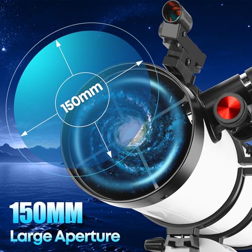 image for Dianfan Telescope 150EQ Astronomical Professional Telescope for Adults