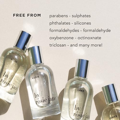 by rosie jane eau de parfum spray dulce - clean perfume for women - non-toxic body mist with notes of creamy vanilla brown sugar amp warm hinoki wood - paraben sulfate amp phthalate free 50ml