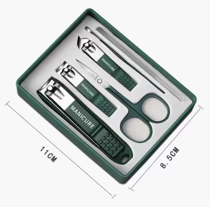 6Pcs Nail Clipper Set Household Nail Clippers Men And Women Universal Pedicure Beautify Tool Simple Portable Nail Tools