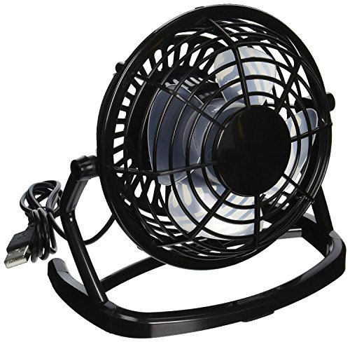 Unique Imports USB Mini Desktop Cooling Fan with Adjustable Direction