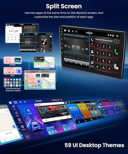 6G+128G 8Core Wireless Carplay Android Autoradio für Mercedes Benz A/B Class W169 W245 B200 W639 Vito Viano W906 Sprinter 9 Zoll Autoradio Android Auto GPS Navi WiFi Bluetooth FM/RDS/EQ Rückfahrkamera