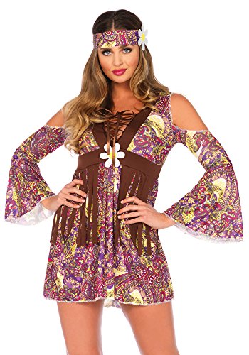 Wonderland W5039606101 - Costume da BohoHippie da multicolore taglia 40-46 donna