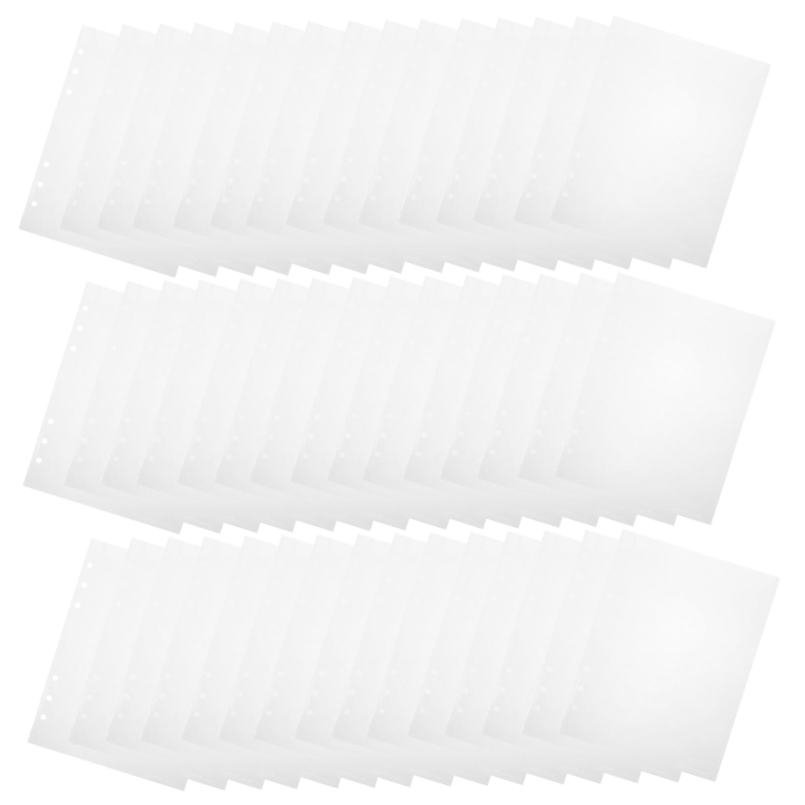 OSOLADY Reliable Photo Holders 30pcs Album Cardholders Loose-Leaf Card Pouches for Travel Storage Bags