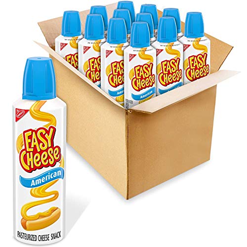 Kraft Easy Cheese Cheese Snack American – 12 Pack