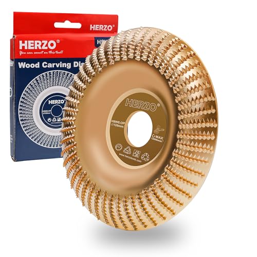 HERZO Disco abrasivo de madera para amoladora angular (125 mm de ...