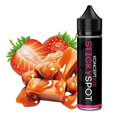 E-Liquid STICKY SPOT KONCEPT19 | 50ML TPD | VAMPIRE VAPE ELQD| Sin Nicotina: 0MG | E-Liquido para Cigarrillos Electrnicos - E Lquidos para Vaper 80VG/20PG