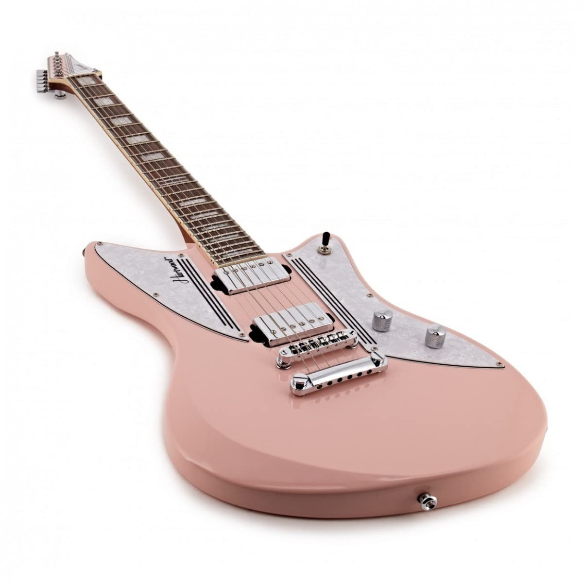 Hartwood Offset Vintage Style E-Gitarre, Strawberry Milkshake