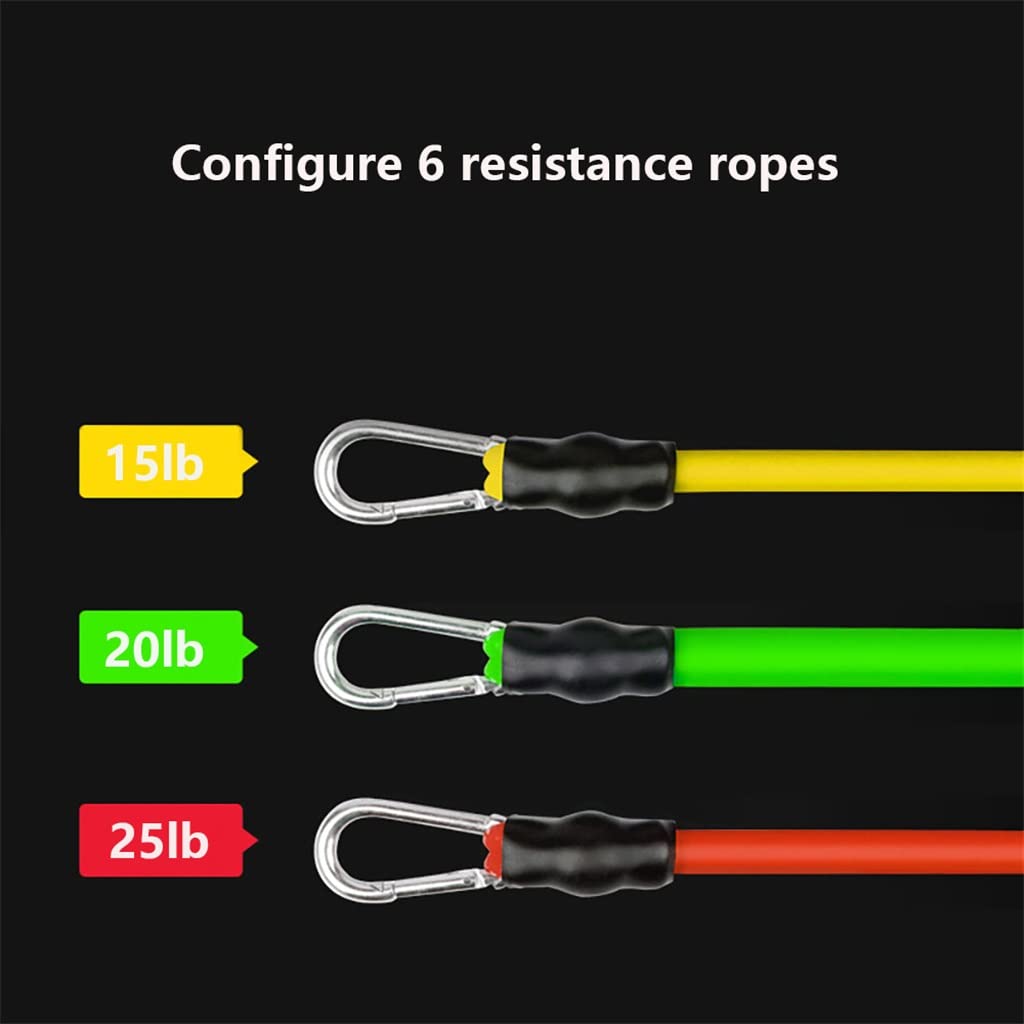 Yoga Pilates Bar Stick mit einem Widerstandsband Home Gym Muscle Toning Bar Fitness Stiring Sport Body Workout Übung