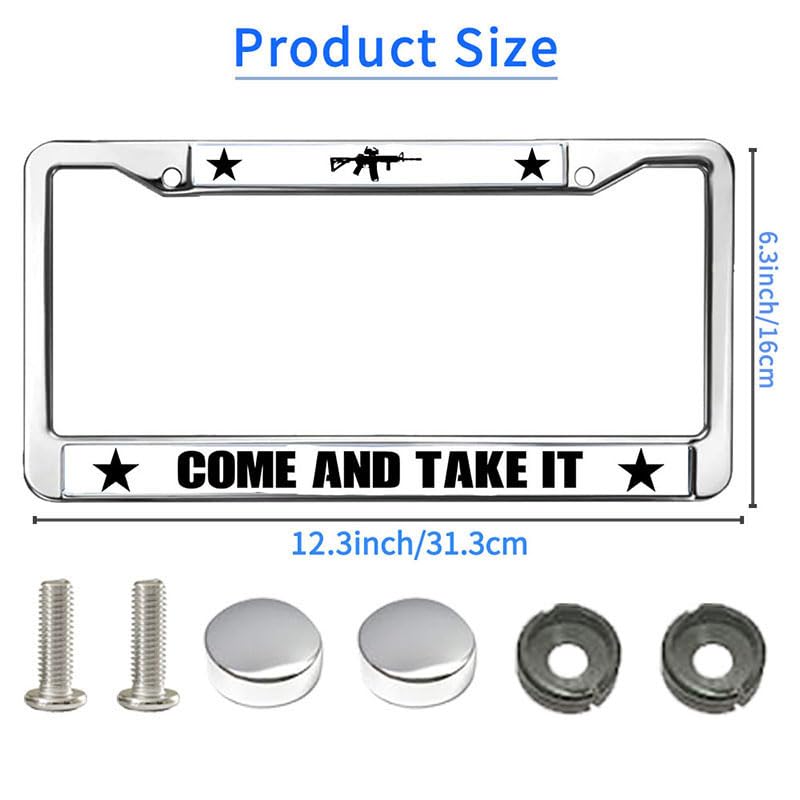 Image of US Army License Plate Frame Metal US Army Support Fade-Resistant License Plate Frame US Army US Flag Loving Gift