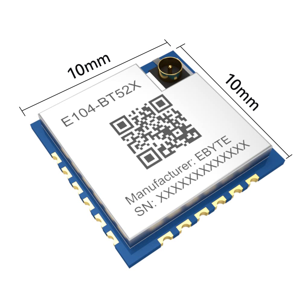 Bluetooth to Serial Port Module DA14531 E104-BT52X Lower Power Long Distance 130m Small Size MAC Serial Wake Up