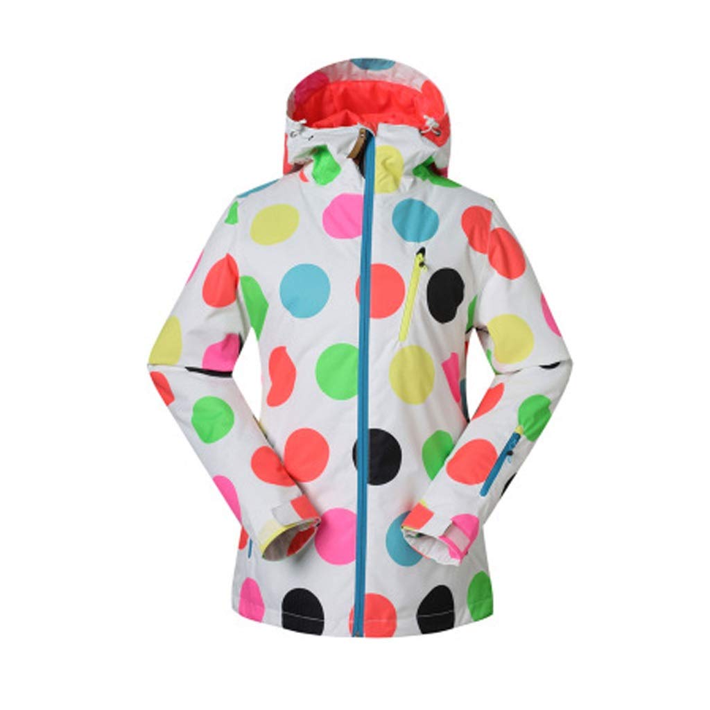 MakingZLXDP Women's Snowsuit Jacket Waterproof and Windproof Veneer Coat Ladies Ski Equipment Outdoor Sports Snowwear