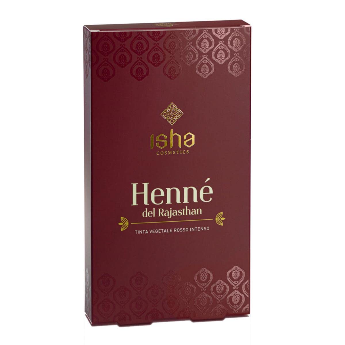 Hennè del Rajasthan- tinta vegetale in polvere rosso ramato freddo-testato dermatologicamente e al nichel<1ppm-vegan-100g