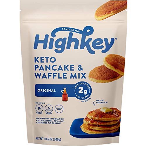 HighKey Snacks Keto Food Pancake, Waffle & Bread Mix - Gluten Free Low