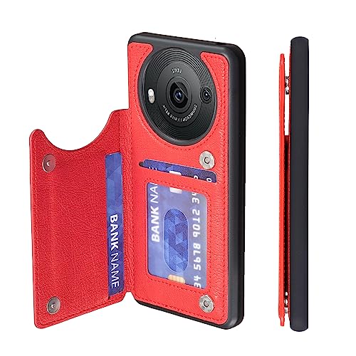 �yAnrek�z�݊��� SHARP AQUOS R8 Pro/SH-51D/A301SH �p �P�[�X �蒠�^�i���b�h�j�A�[���G�C�g �v�� �A�N�I�Xr8pro ���� PU�v ���΋z�� �|�P�b �Ў葀��w�� IC �J�[�h ���[ ���u���@�\ �P�[�X �V���[�vr8�v