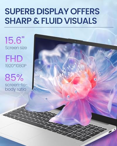 Image of HP 15.6 FHD Laptop Computer • 10 Cores Intel Core i7-1255U CPU up to 4.7GHz • 64GB RAM • 2TB PCIe SSD • Wi-Fi 6 • USB-C • Windows 11 Home • WOWPC Recovery USB • Business and Fun