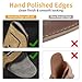 Gun Holsters for 9mm Universal Pistols Micro Fiber Leather Holster IWB OWB Fit Glock17/19/42/43X LCP380 Sig XD45/ P320 Taurus G3C/ G2C/G3/ or Similar Sized Handguns (Dark Brown-Right Hand)
