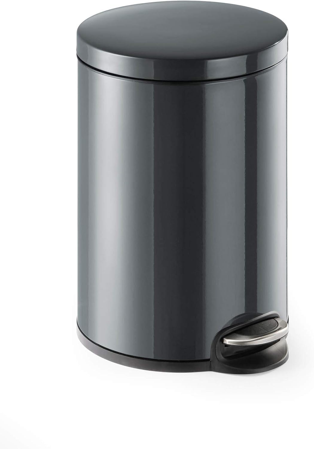 Durable Treteimer Metall rund 20, mit Absenkautomatik und herausnehmbaren Inneneimer 20 L, 1 Stück, 341258