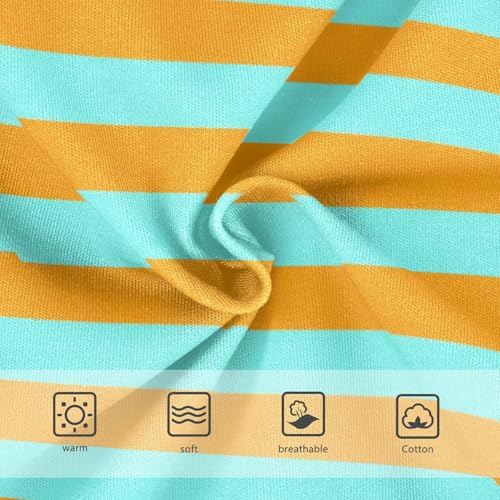 Orange Cyan Stripe Toddler Girls's Underwear 2T3