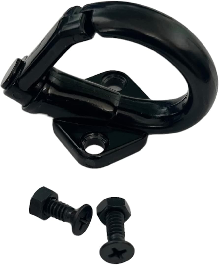 one by Camamoto mosquetón, portaequipajes de Aluminio Negro, para Vespa 50N, Primavera, Sprint, PX Lusso, T5 Classic LML Ref. Orig. 57468