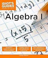 Algopix Similar Product 1 - Algebra I (Idiot's Guides)