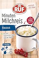 RUF Tassen-Milchreis Klassisch, Instant Reisbrei aus der Tasse, Tassengericht ideal für unterwegs oder zwischendurch, fertig in 9 Minuten, 1 x 55g
