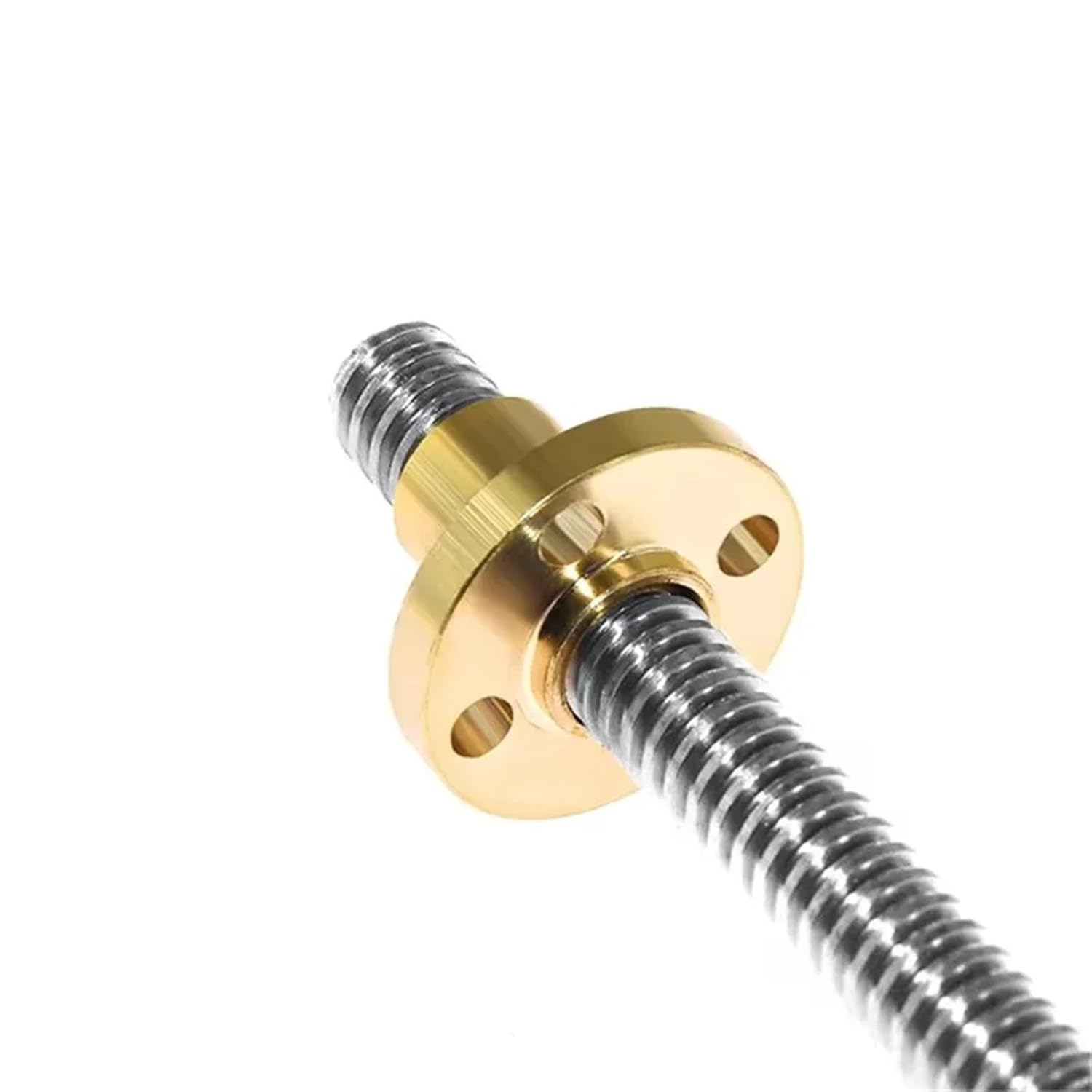 T12 Lead Screw Thread 12mm Picth 2mm 4mm 8mm 10mm 12mm 14mm Length 100mm to 1000mm with Brass Nut 3D Printer Stainless Steel(Pitch 2mm Lead 12mm,550mm)