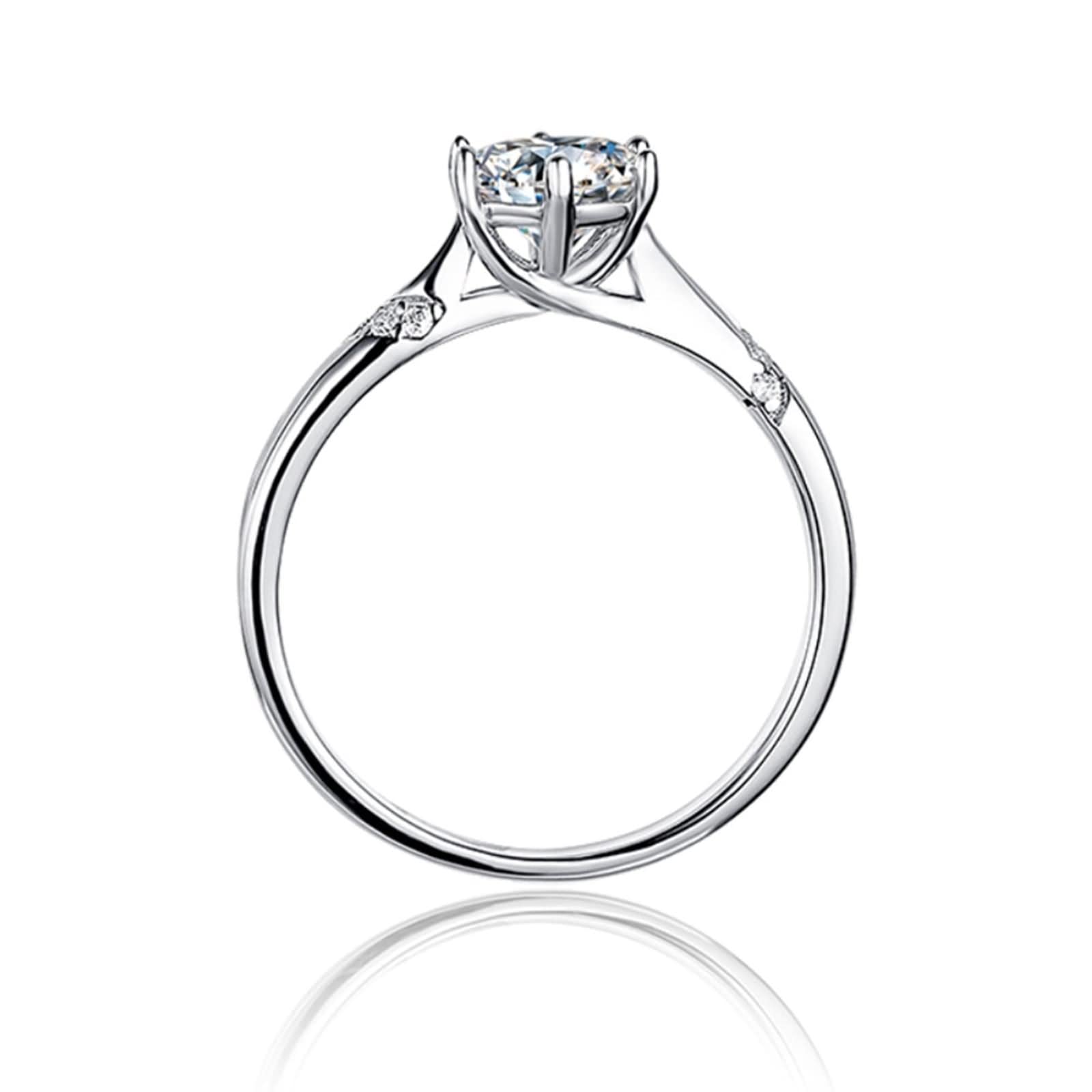 Joyeria - Anello in argento, set regalo da donna, croce celtica, in argento Sterling, per San Valentino, anniversario