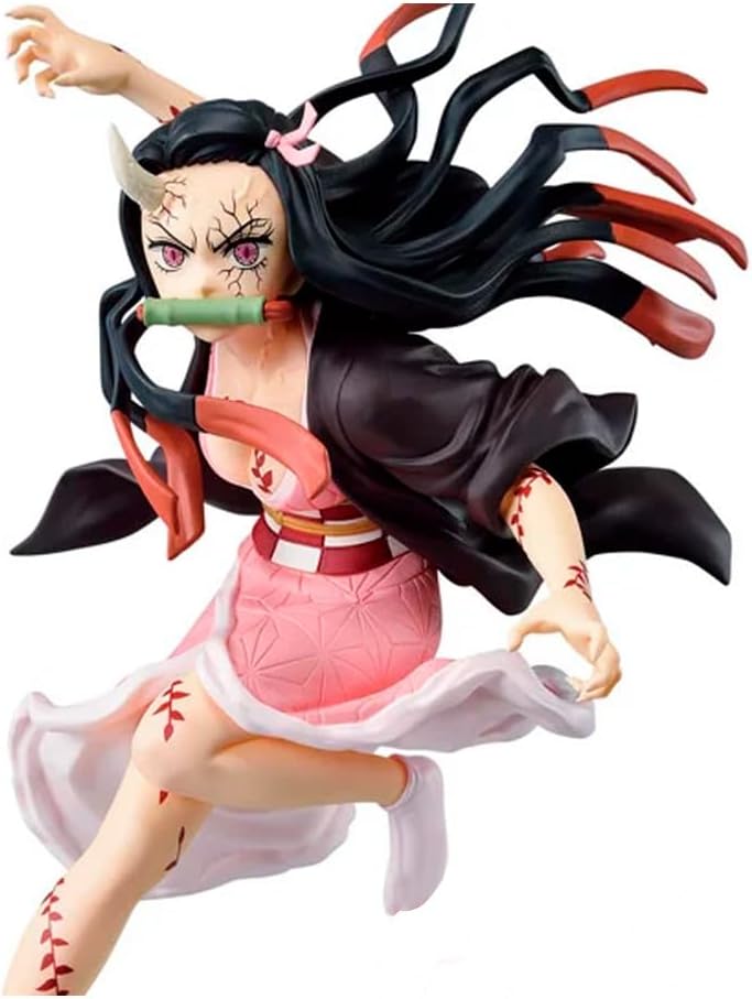 Vibration Stars Nezuko Ver 2 New Pose Anime Slayer Swordsman Figure 5.1" in
