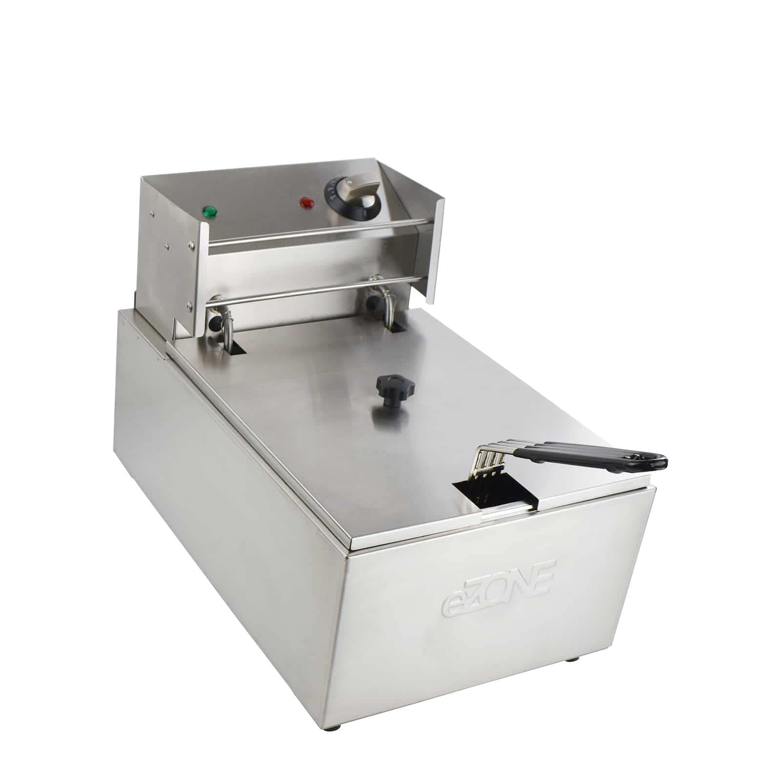 eZone Commercial Electric Deep Fat Fryer Single Tank 10L 2.8kW Tabletop