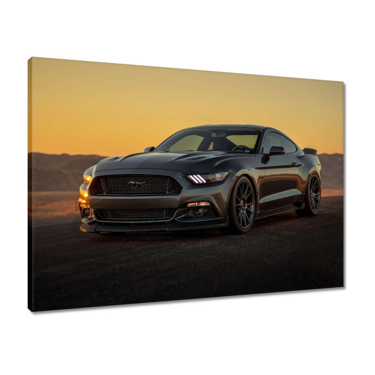 Tableau Canvas Ford Mustang – Peinture Murale Made In USA – Idéal Déco Chambre Ou Garage