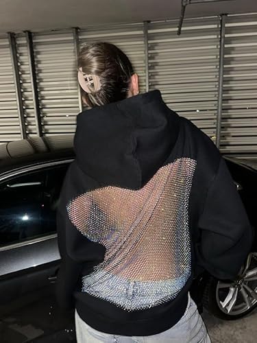 Image of Women's Hooded Sweatshirt with Mesh Back Panel | Full Sleeve Casual Hoodie for Winter & Streetwear