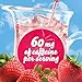 Crystal Light Wild Strawberry Artificially Flavored Powdered Drink Mix with Caffeine, 120 ct Pack, 12 Boxes of 10 On-the-Go-Packets
