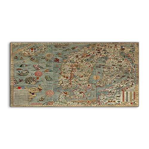 Image sur Verre Trempé 100x50cm pour remplacer les cadres ternes par de l'Art Vintage