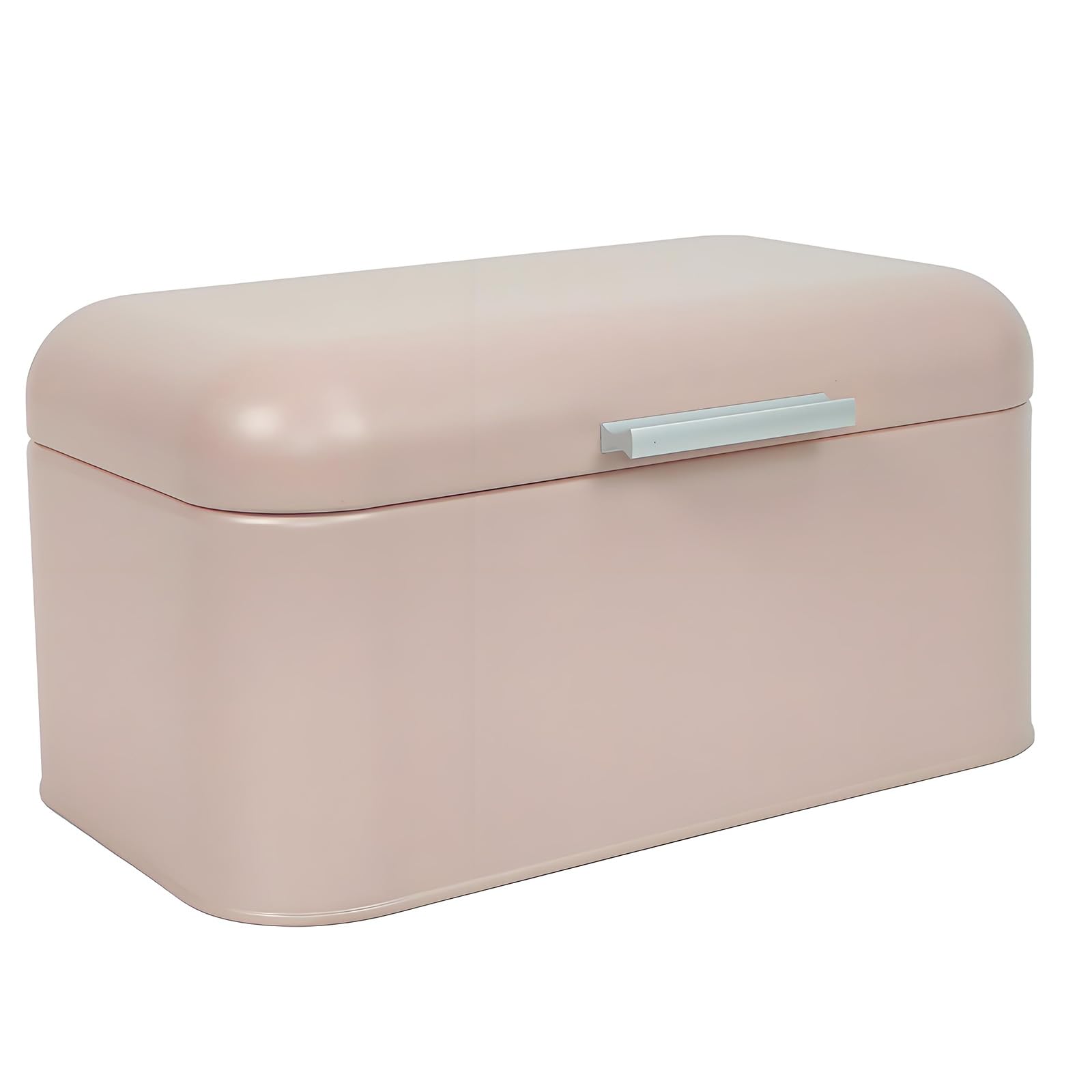 Snorvixre Iron Bread Bin with Lid Large Capacity Food Storage Container for Countertop Kitchen Accessories Metal Bread Storage