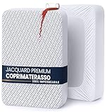 Utopia Bedding Coprimaterasso Impermeabile (160 x 190 x 30 cm) Design Premium a Zigzag, Te...