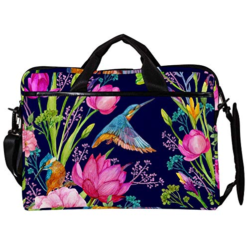 Sac ordinateur portable 14-15,4 pouces contre les rayures avec imprimé oiseau