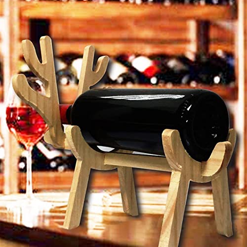 Soporte para botellas de vino de madera FENOKD miniatura 3