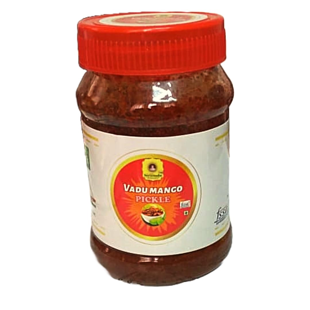 Sri Lakshmi Narasimha Vadu Mango Pickle |Authentic South Indian Style Aam Ka Achaar|Homemade Mango Pickles | Home Made Maa ke Haath se Banaya Hua Achaar | Tangy Aam Ka Achaar (100gm, Pack of 3)