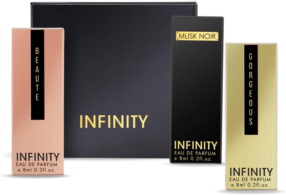 Eau De Parfum Long Lasting Luxury Premium Pocket Perfume Gift Set, 8ml Each