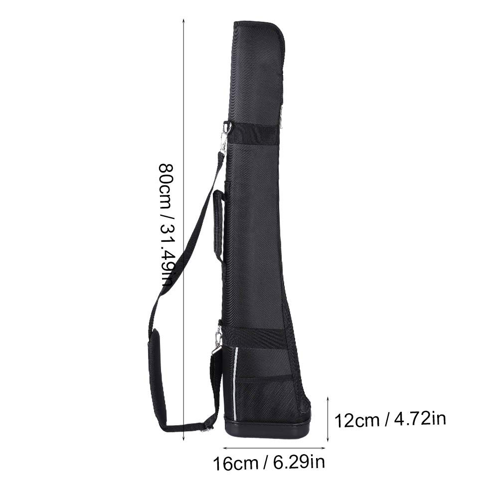 Golfschlägertasche, Golftraining Umhängetasche Club Travel Cover Golfzubehör mit Gurt(Schwarz)