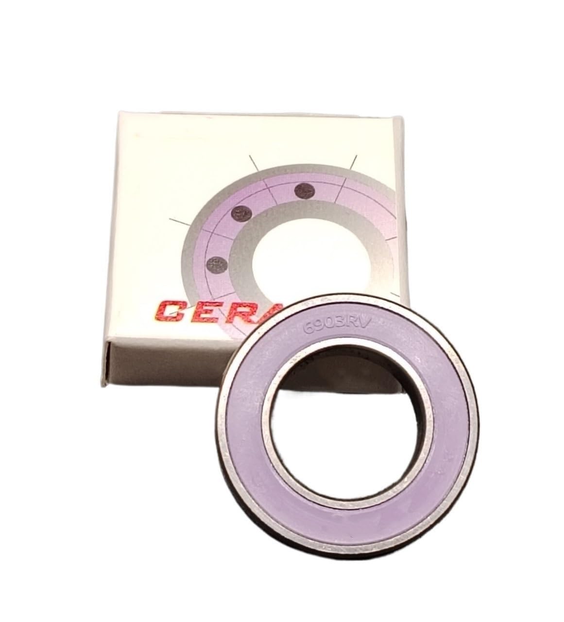 Lot de 4 roulements à billes en céramique for moyeu de vélo hybride 6903-2RV-N4, 17 x 30 x 7 mm, accessoires