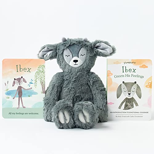 Slumberkins 14" Kin & Board Book | Promotes Emotional Courage, Resilience & Empathy | Social Emotional Tools For Ages 0+ (Ibex Kin & Board Book) #TOP29